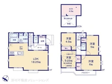 【東京都/西東京市東町】西東京市東町1丁目 新築一戸建て 間取り図