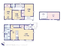 【東京都/西東京市東町】西東京市東町1丁目 新築一戸建て 間取り図