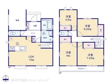 【東京都/西東京市中町】西東京市中町1丁目 新築一戸建て 間取り図