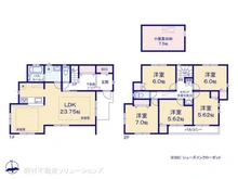 【東京都/練馬区南大泉】練馬区南大泉5丁目 新築一戸建て 間取り図