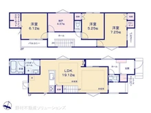 【東京都/練馬区大泉学園町】練馬区大泉学園町3丁目 新築一戸建て 間取り図