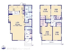 【東京都/西東京市中町】西東京市中町1丁目 新築一戸建て 間取り図