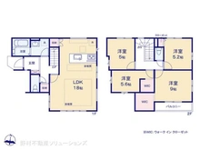 【東京都/練馬区大泉学園町】練馬区大泉学園町8丁目 新築一戸建て 間取り図