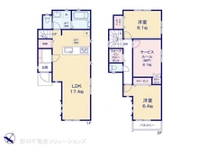 【東京都/練馬区東大泉】練馬区東大泉2丁目 新築一戸建て 間取り図