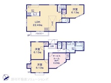 【東京都/練馬区石神井台】練馬区石神井台4丁目 新築一戸建て 間取り図