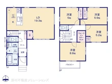 【東京都/練馬区南大泉】練馬区南大泉1丁目 新築一戸建て 間取り図