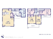 【東京都/練馬区石神井台】練馬区石神井台2丁目 新築一戸建て 間取り図