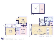 【東京都/西東京市住吉町】西東京市住吉町1丁目 新築一戸建て 間取り図