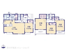 【東京都/練馬区西大泉】練馬区西大泉3丁目 新築一戸建て 間取り図