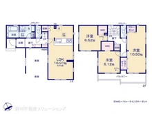 【埼玉県/さいたま市見沼区東大宮】さいたま市見沼区東大宮3丁目 新築一戸建て 間取り図