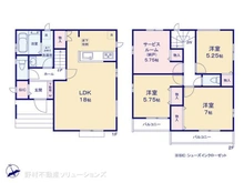 【埼玉県/さいたま市見沼区丸ヶ崎町】さいたま市見沼区丸ヶ崎町 新築一戸建て 間取り図