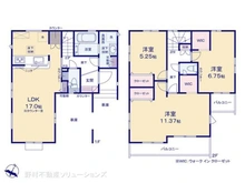 【埼玉県/さいたま市北区本郷町】さいたま市北区本郷町 新築一戸建て 間取り図