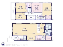 【埼玉県/さいたま市北区土呂町】さいたま市北区土呂町1丁目 新築一戸建て 間取り図