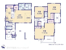 【埼玉県/さいたま市北区奈良町】さいたま市北区奈良町 新築一戸建て 間取り図