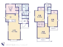 【埼玉県/さいたま市見沼区大和田町】さいたま市見沼区大和田町1丁目 新築一戸建て 間取り図