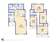 【埼玉県/さいたま市北区吉野町】さいたま市北区吉野町1丁目 新築一戸建て 間取り図