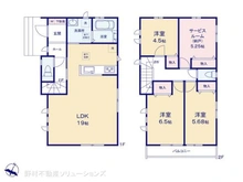 【埼玉県/さいたま市北区吉野町】さいたま市北区吉野町1丁目 新築一戸建て 間取り図