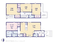 【埼玉県/さいたま市大宮区櫛引町】さいたま市大宮区櫛引町1丁目 新築一戸建て 間取り図