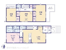 【埼玉県/さいたま市大宮区櫛引町】さいたま市大宮区櫛引町1丁目 新築一戸建て 間取り図