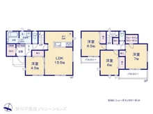 【埼玉県/さいたま市北区東大成町】さいたま市北区東大成町2丁目 新築一戸建て 間取り図