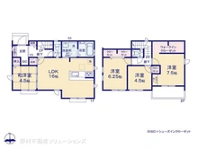 【埼玉県/さいたま市北区今羽町】さいたま市北区今羽町 新築一戸建て 間取り図