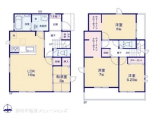 【埼玉県/さいたま市北区今羽町】さいたま市北区今羽町 新築一戸建て 間取り図