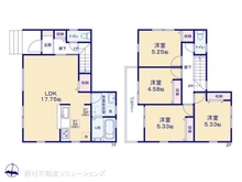 【埼玉県/さいたま市見沼区堀崎町】さいたま市見沼区堀崎町 新築一戸建て 間取り図