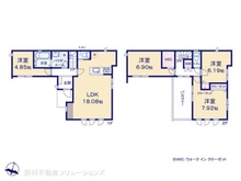 【埼玉県/さいたま市北区植竹町】さいたま市北区植竹町1丁目 新築一戸建て 間取り図