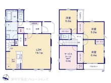 【埼玉県/さいたま市大宮区大成町】さいたま市大宮区大成町3丁目 新築一戸建て 間取り図
