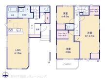 【埼玉県/さいたま市北区日進町】さいたま市北区日進町2丁目 新築一戸建て 間取り図