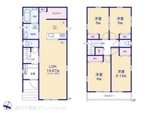 【埼玉県/さいたま市見沼区大字風渡野】さいたま市見沼区大字風渡野 新築一戸建て 間取り図