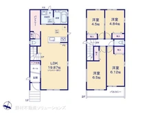 【埼玉県/さいたま市見沼区大字風渡野】さいたま市見沼区大字風渡野 新築一戸建て 間取り図