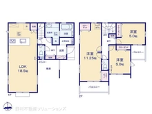 【埼玉県/さいたま市北区大成町】さいたま市北区大成町4丁目 新築一戸建て 間取り図