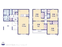 【埼玉県/さいたま市北区日進町】さいたま市北区日進町2丁目 新築一戸建て 間取り図