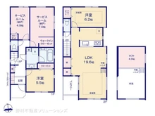 【埼玉県/さいたま市見沼区堀崎町】さいたま市見沼区堀崎町 新築一戸建て 間取り図