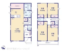【埼玉県/さいたま市北区吉野町】さいたま市北区吉野町2丁目 新築一戸建て 間取り図