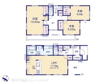 【埼玉県/さいたま市見沼区大字南中野】さいたま市見沼区大字南中野 新築一戸建て 間取り図