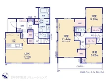 【埼玉県/さいたま市見沼区大字南中野】さいたま市見沼区大字南中野 新築一戸建て 間取り図