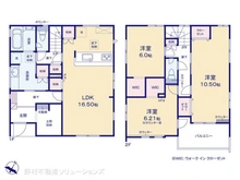 【埼玉県/さいたま市見沼区大字南中野】さいたま市見沼区大字南中野 新築一戸建て 間取り図