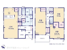 【埼玉県/さいたま市見沼区大字南中野】さいたま市見沼区大字南中野 新築一戸建て 間取り図