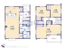 【埼玉県/さいたま市見沼区大字南中野】さいたま市見沼区大字南中野 新築一戸建て 間取り図