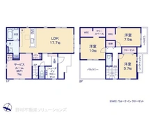 【埼玉県/さいたま市見沼区大字蓮沼】さいたま市見沼区大字蓮沼 新築一戸建て 間取り図