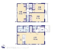 【埼玉県/さいたま市大宮区大成町】さいたま市大宮区大成町2丁目 新築一戸建て 間取り図
