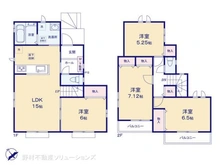 【埼玉県/さいたま市北区本郷町】さいたま市北区本郷町 新築一戸建て 間取り図