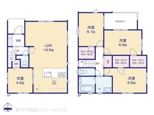 【埼玉県/さいたま市北区日進町】さいたま市北区日進町2丁目 新築一戸建て 間取り図