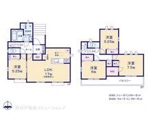 【埼玉県/さいたま市見沼区大和田町】さいたま市見沼区大和田町2丁目 新築一戸建て 間取り図