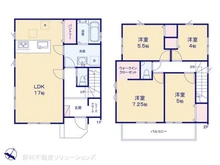 【埼玉県/さいたま市大宮区天沼町】さいたま市大宮区天沼町2丁目 新築一戸建て 間取り図