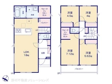 【埼玉県/さいたま市大宮区天沼町】さいたま市大宮区天沼町2丁目 新築一戸建て 間取り図