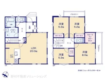【埼玉県/さいたま市北区本郷町】さいたま市北区本郷町 新築一戸建て 間取り図