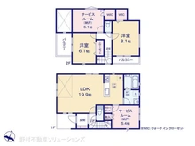【埼玉県/さいたま市見沼区大字南中丸】さいたま市見沼区大字南中丸 新築一戸建て 間取り図